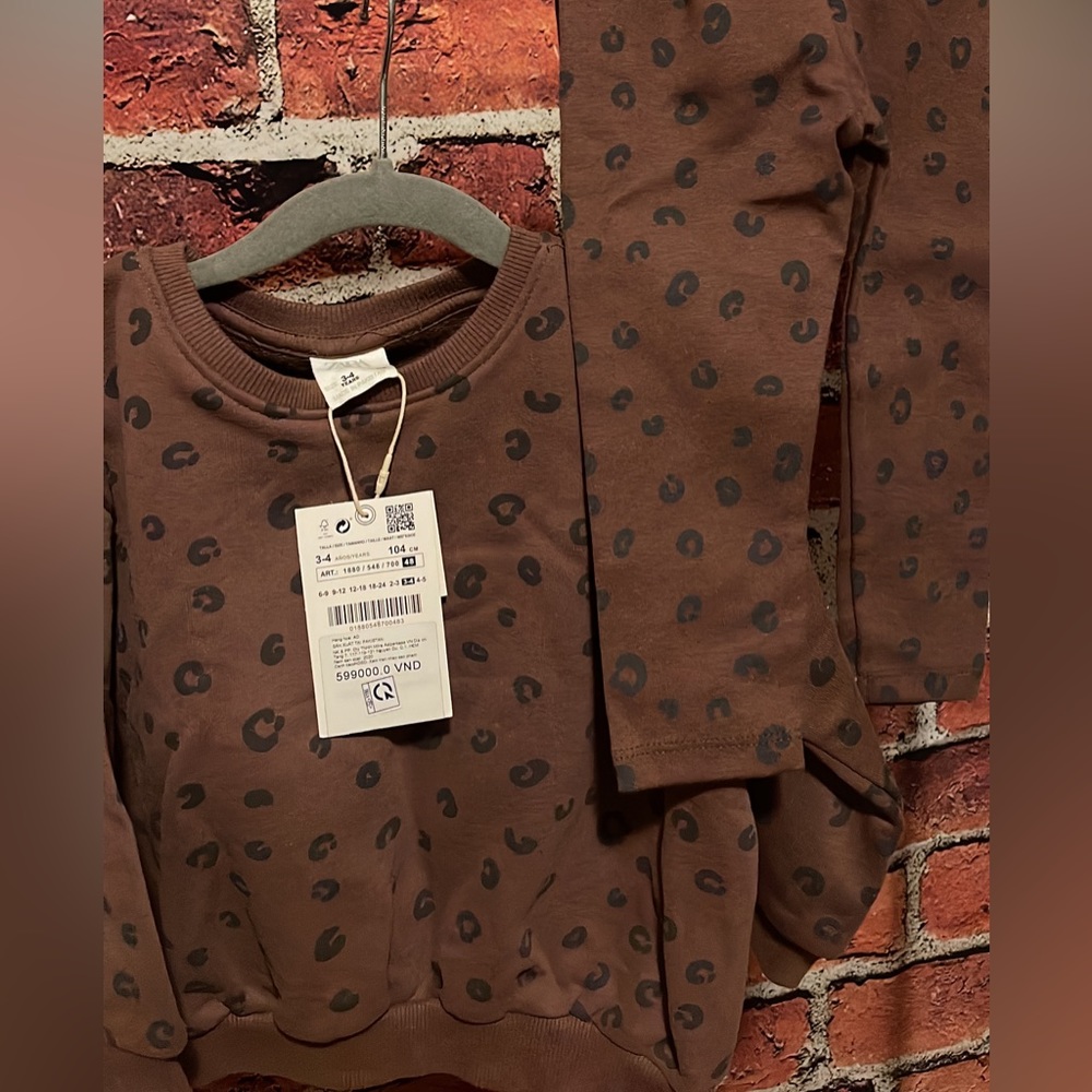 Zara Cheetah Set size 3/4 Bnwt